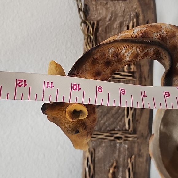 Vintage Resin Giraffe Planter Animal Print - Picture 5 of 8